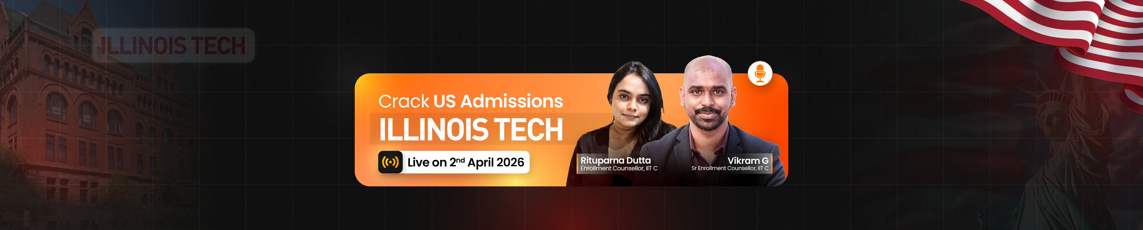 Crack US Admissions: Live Q&A with Illinois Tech on Fall 2026, Scholarships & What Works